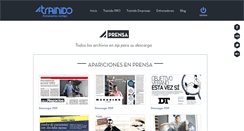 Desktop Screenshot of prensa.trainido.com