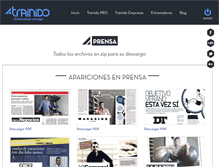 Tablet Screenshot of prensa.trainido.com